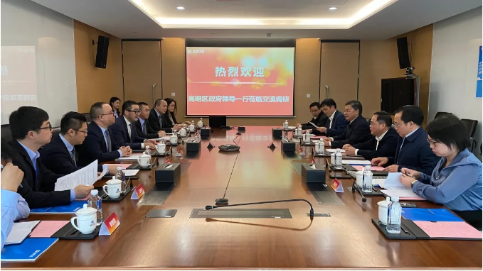 高明区区委书记杨永泰一行到kaiyun开云环境调研